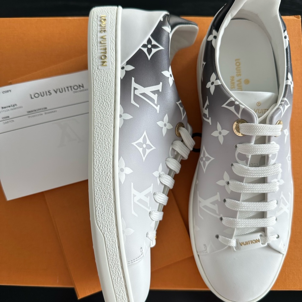 Louis Vuitton Gray and White Women's Sneakers